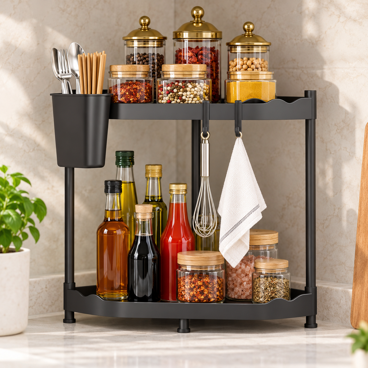 2-Tier Kitchen Storage Rack