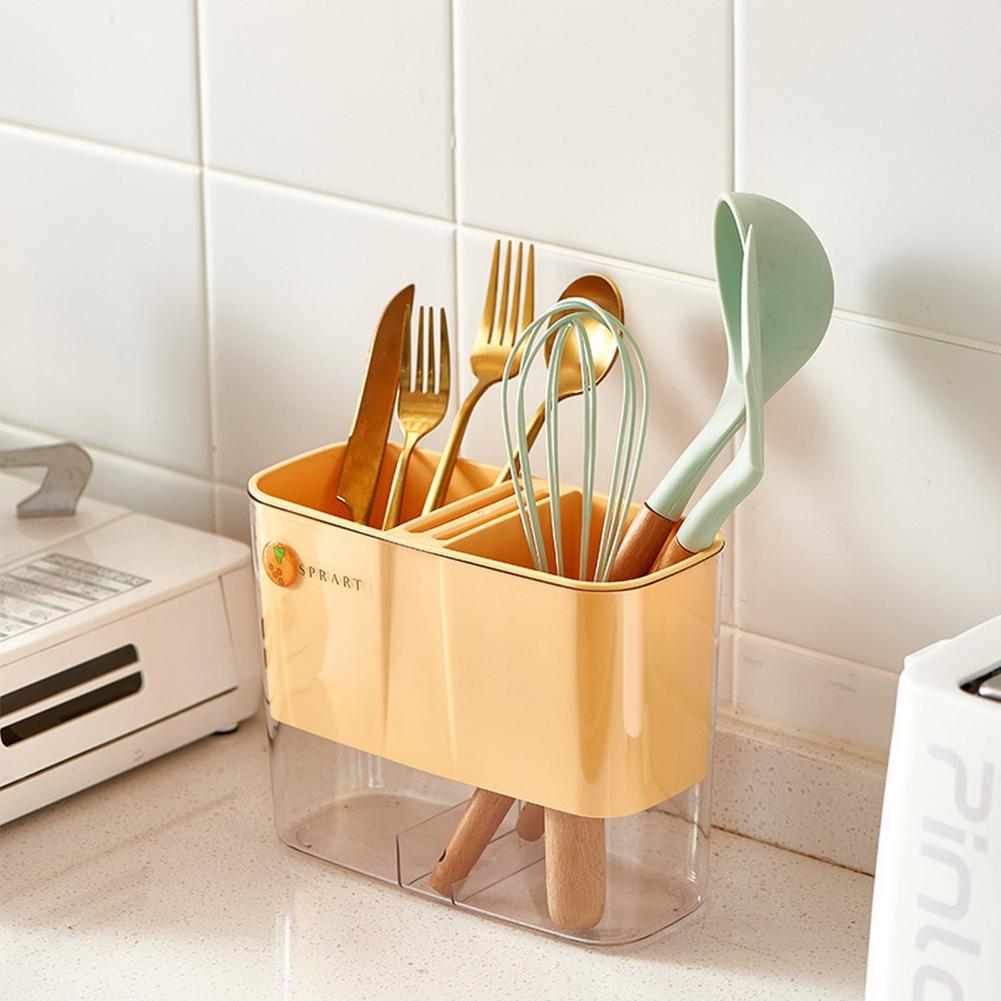 DURABLE CUTLERY HOLDER WITH LID