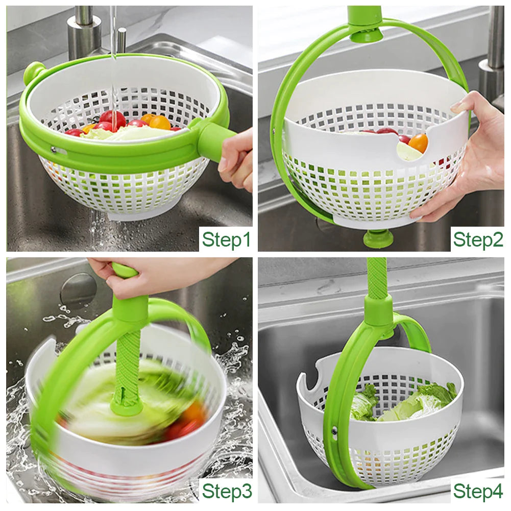 SALAD WASHINH SPINNER BASKET