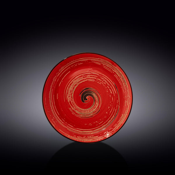 WILMAX ENGLAND PLATE - RED 20.5CM