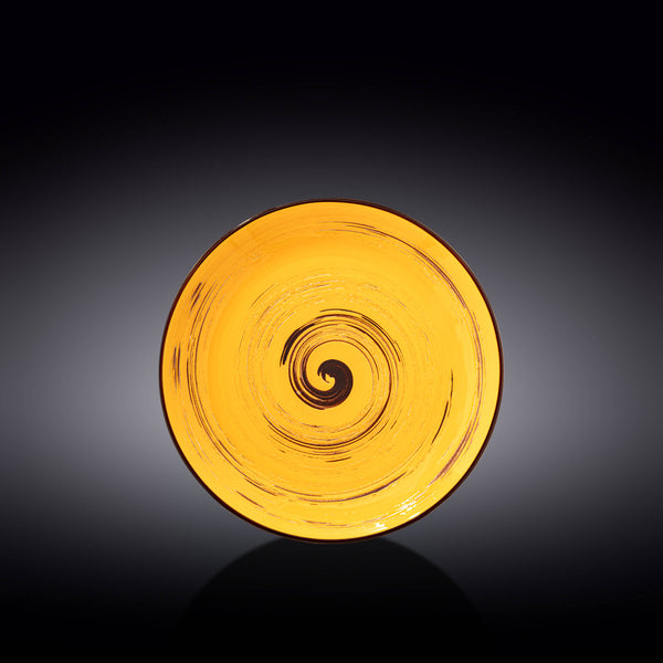 WILMAX ENGLAND PLATE - YELLOW 25.5CM