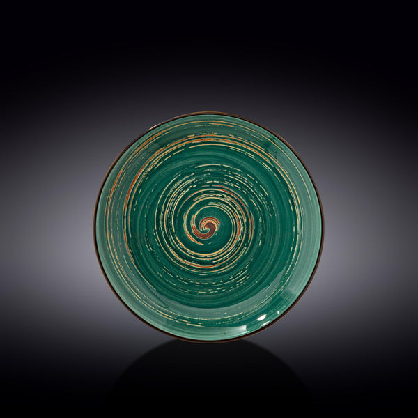WILMAX ENGLAND PLATE - GREEN 25.5CM