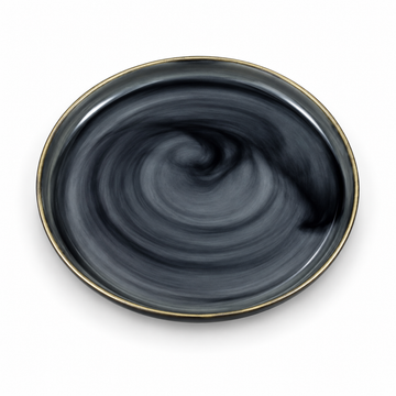 Danny Home Smoky Swirl Plate - 10.5 Inches