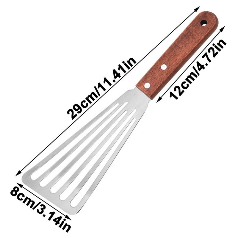 PREMIUM STAINLESS STEEL SLOTTED SPATULA FOR COOKING & GRILLING