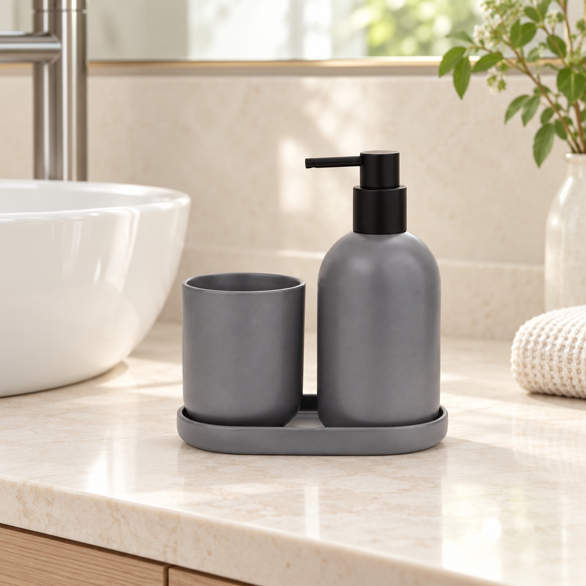 Danny Home 3 Piece Bathroom Accessory Set