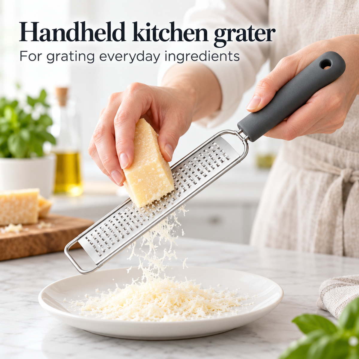 Danny Home Handheld kitchen Grater - 33.5cm