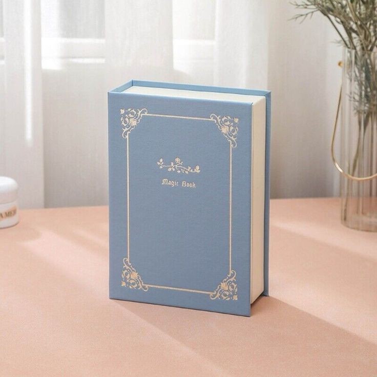 FAUX BOOK SHAPED JEWELRY BOX WITH MAGNETIC LOCK