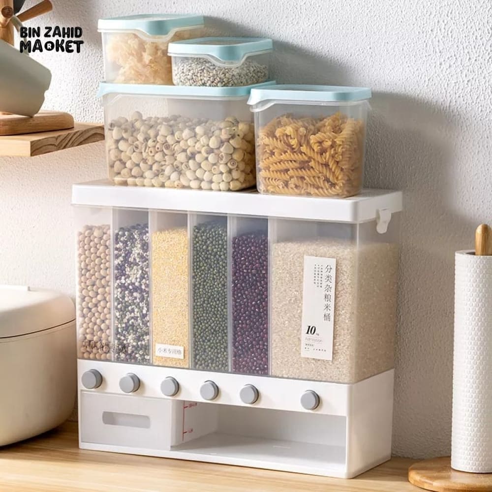 6IN1 WALL MOUNTED CEREAL DISPENSER
