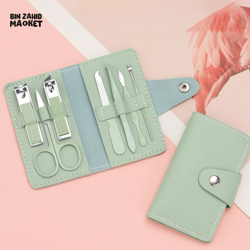 7-PIECE NAIL CLIPPER SET HOUSEHOLD MANICURE BEAUTY TOOLS PORTABLE