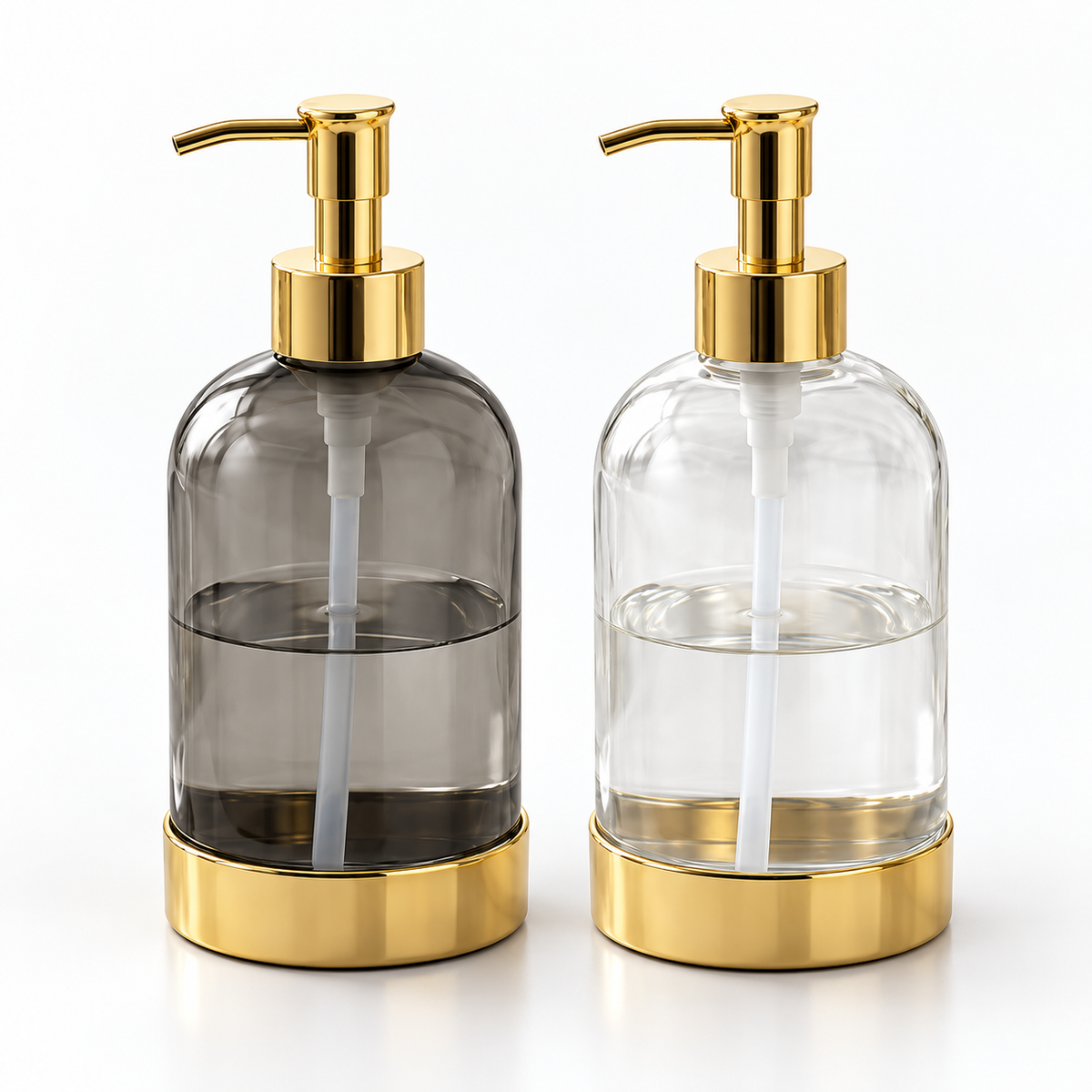 Gold Base Soap Dispenser - 1 Piece