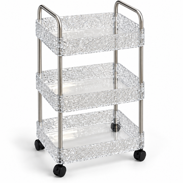 Acrylic 3-Tier Bathroom Storage Rack