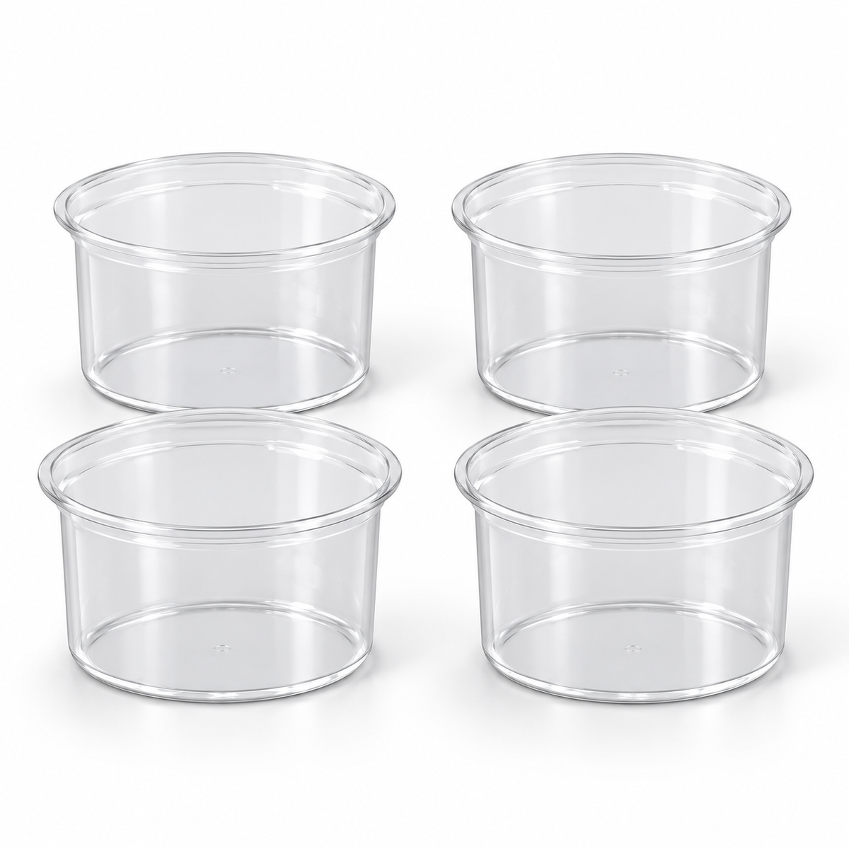 Danny Home 4 Piece Clear Dessert Cup Set - 200 ml