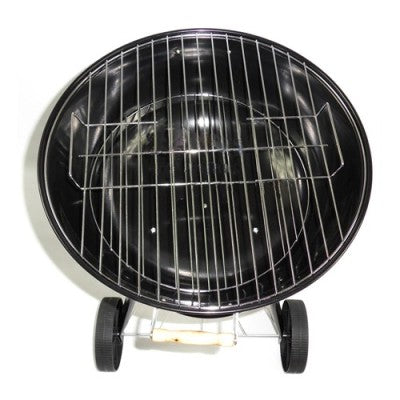 PORTABLE ROUND BARBEQUE GRILL WITH TYRES