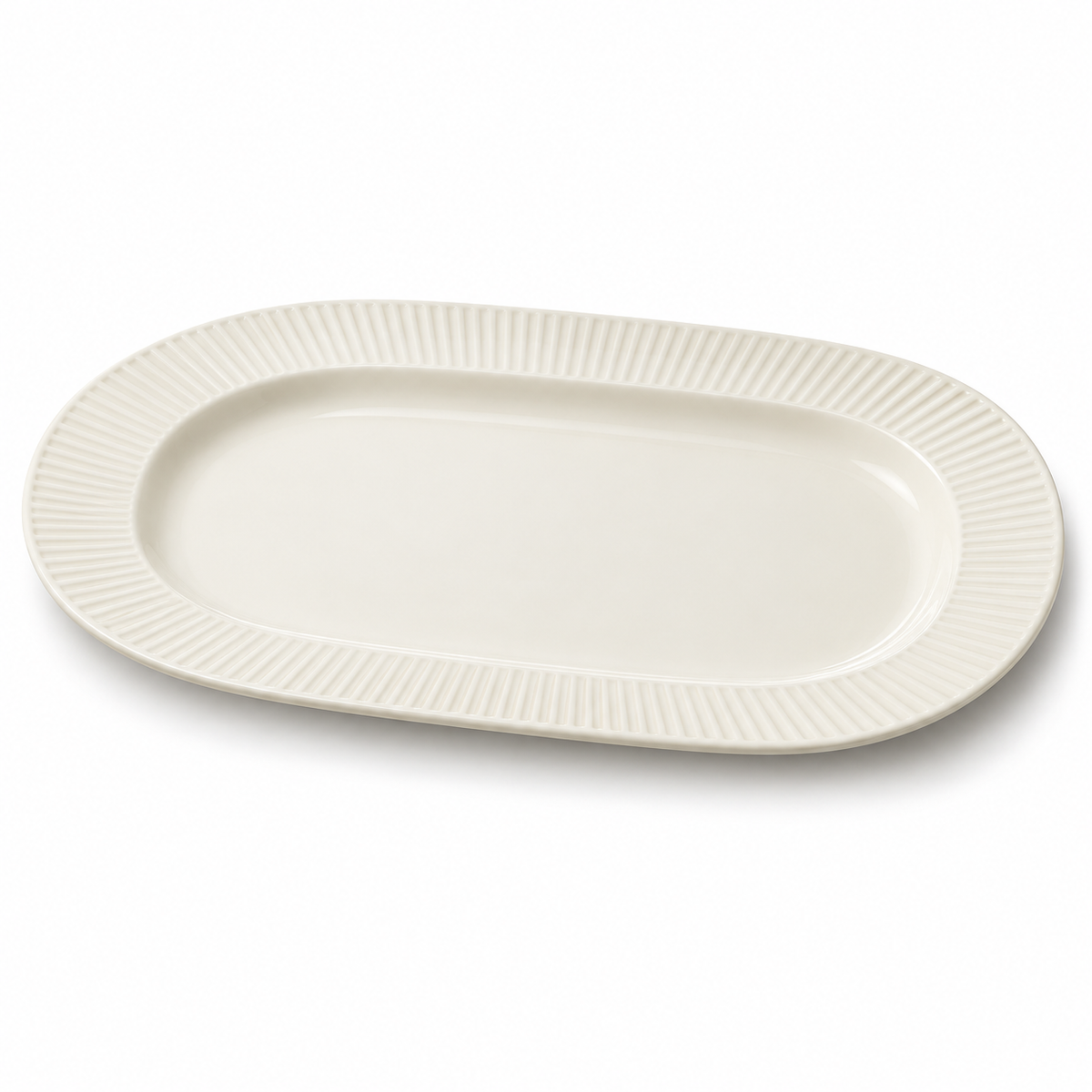 DANNY HOME WHITE RECTANGULAR SERVING PLATTER