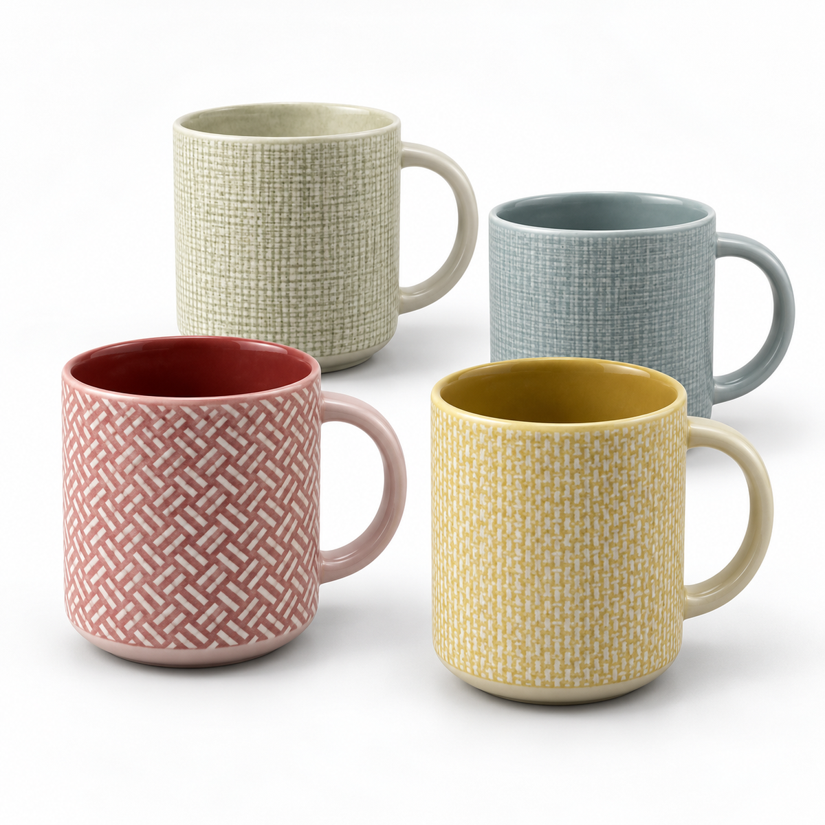 Danny Home 1 Piece Textured Mug - 450 ml