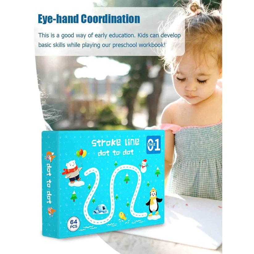 KIDS 64 PAGES REUSABLE TRACING BOOK