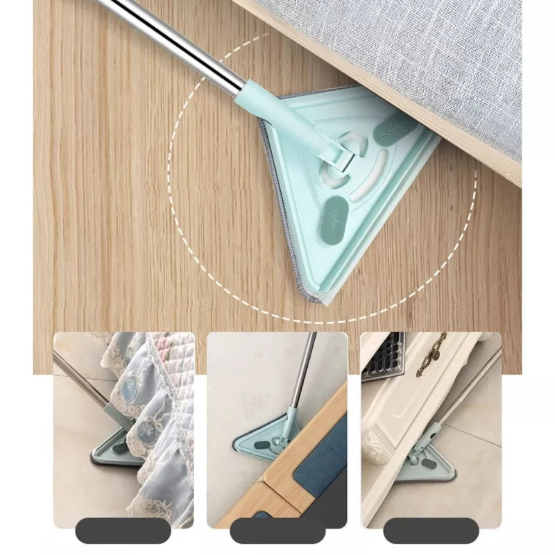 TELESCOPIC TRIANGLE CLEANING WIPER MOP