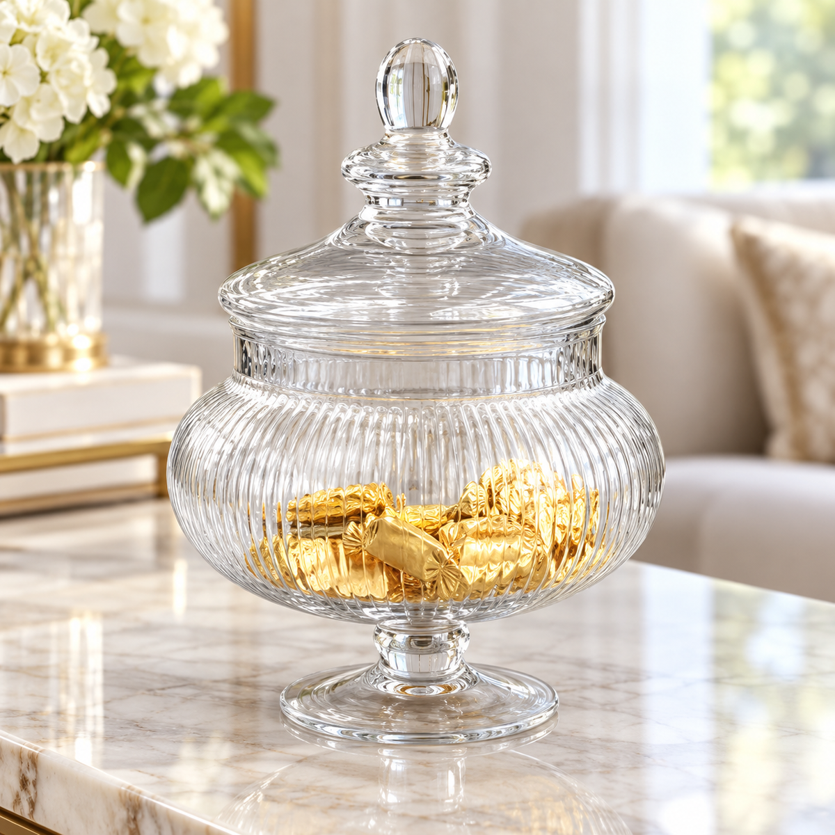 Danny Home Footed Candy Jar
