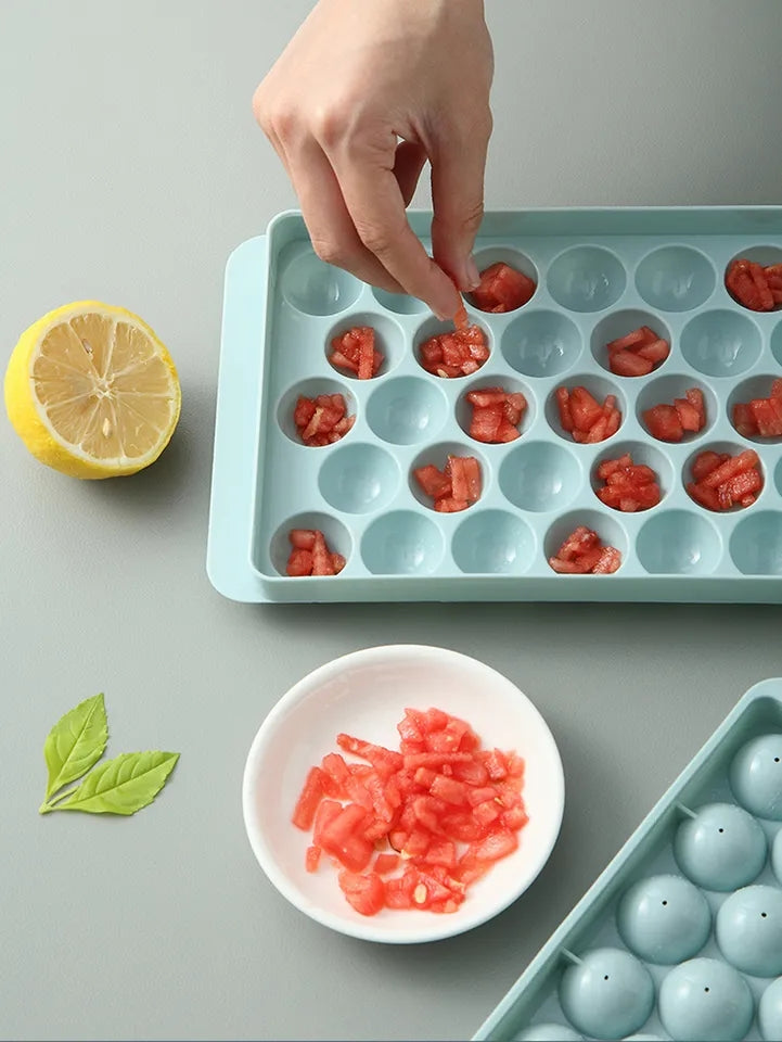 ICE BALL TRAY WITH LID