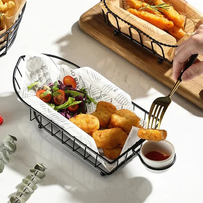 SNACK BUCKETS & RESTAURANT STYLE SERVING PLATTER Serving - Snacks On The Wheels Platter (Large)