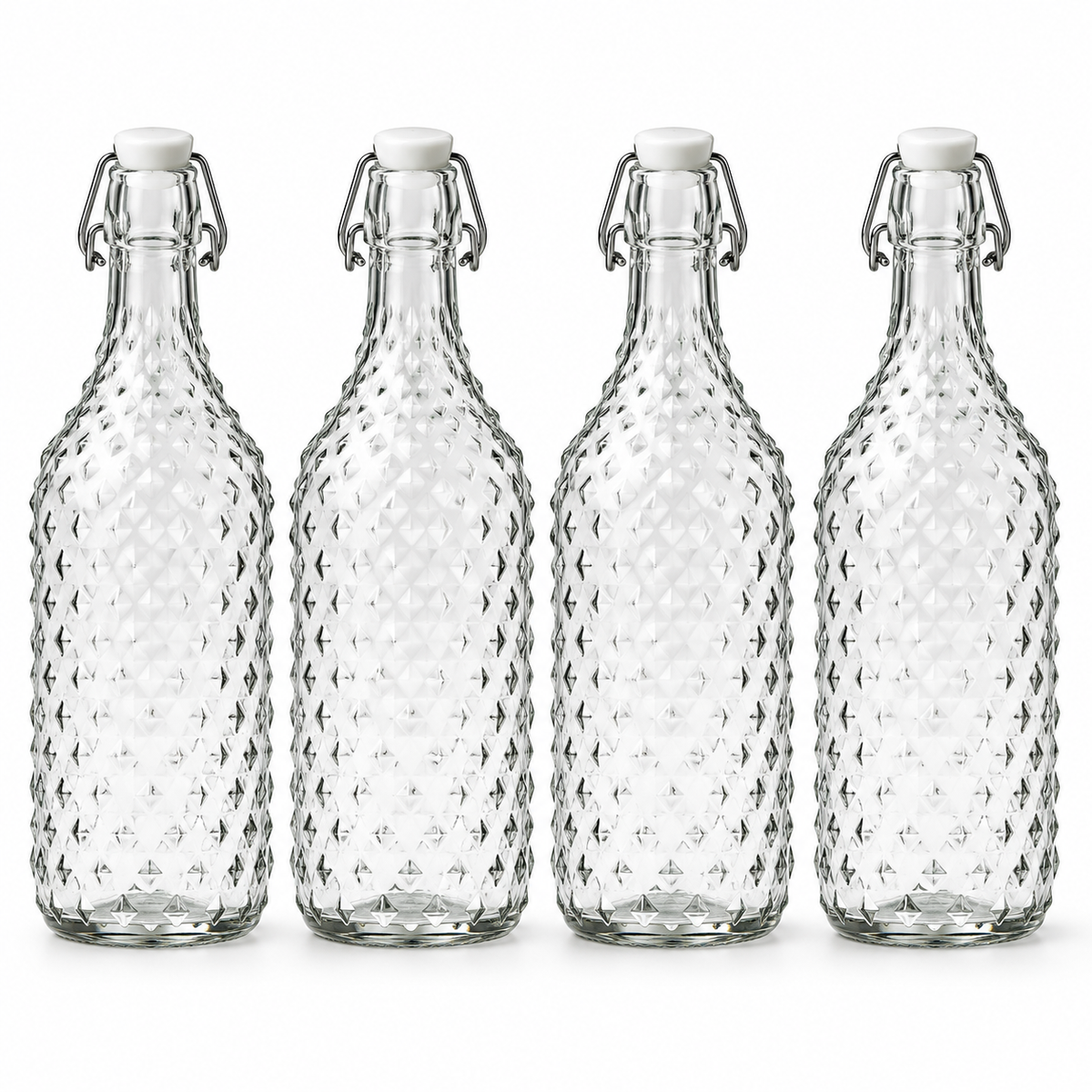Danny Home 1 Piece Textured Swing-Top Bottle - 1000 ml