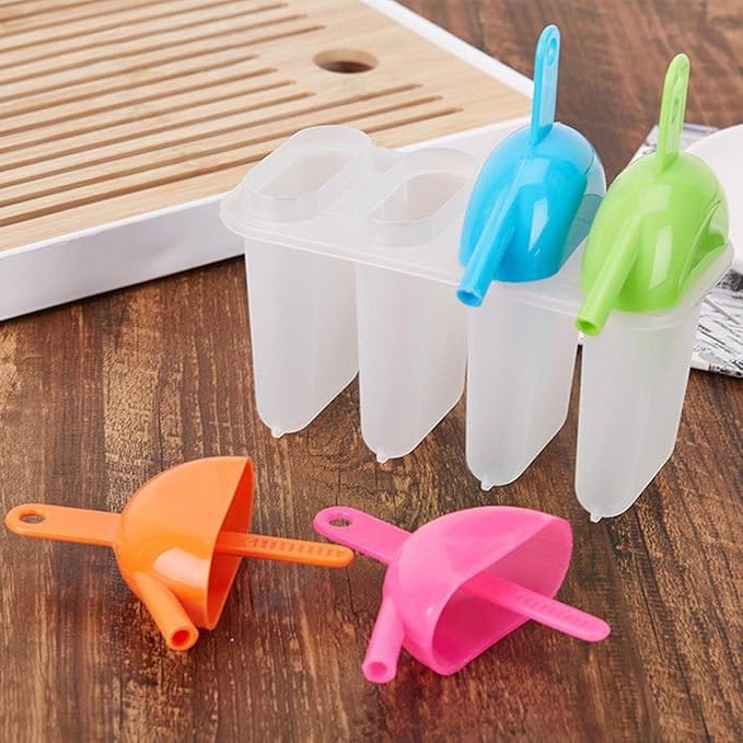 ICE LOLLY MAKER WITH STRAW