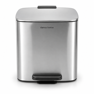 DANNY HOME SILVER PEDAL TRASH BIN - 12 Litre