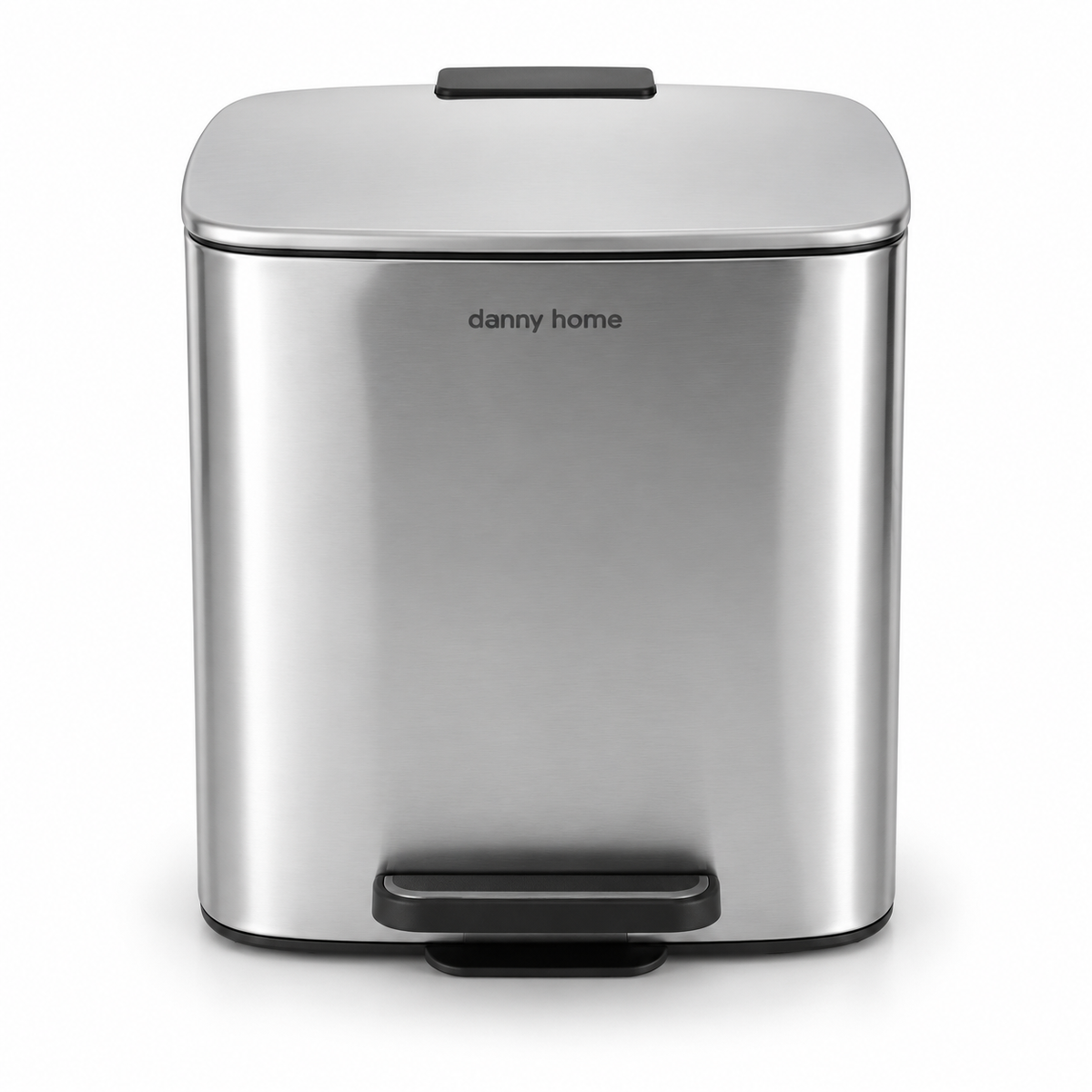 DANNY HOME SILVER PEDAL TRASH BIN