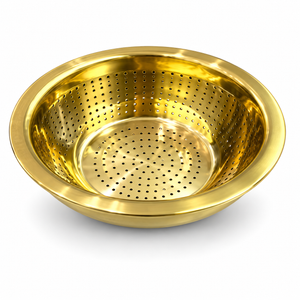 Danny Home Gold Colander Bowl - 28cm