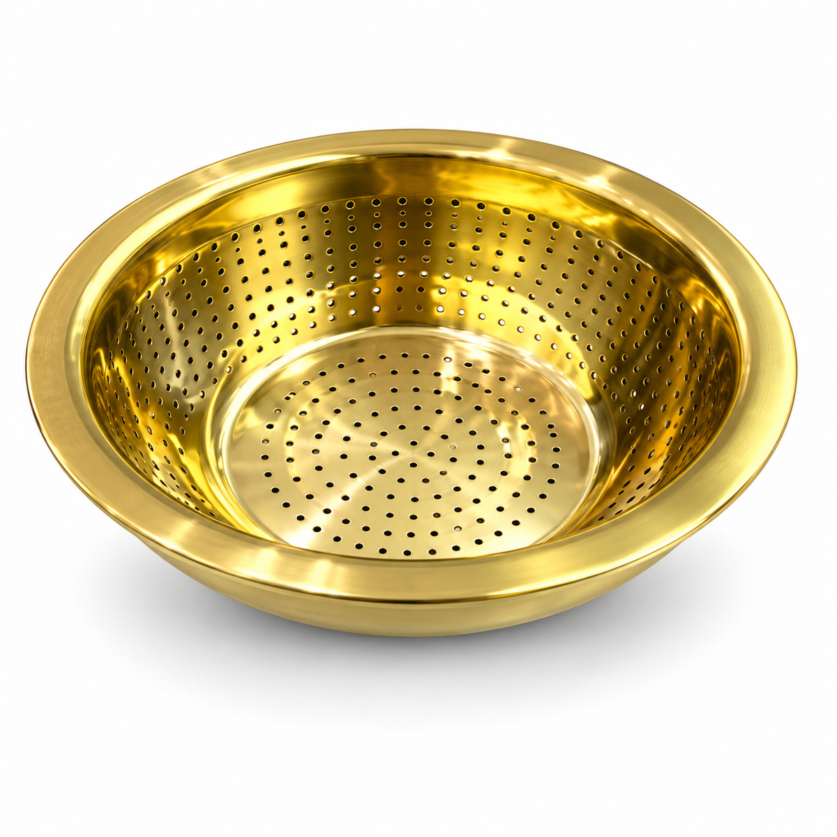 Danny Home Gold Colander Bowl - 28cm