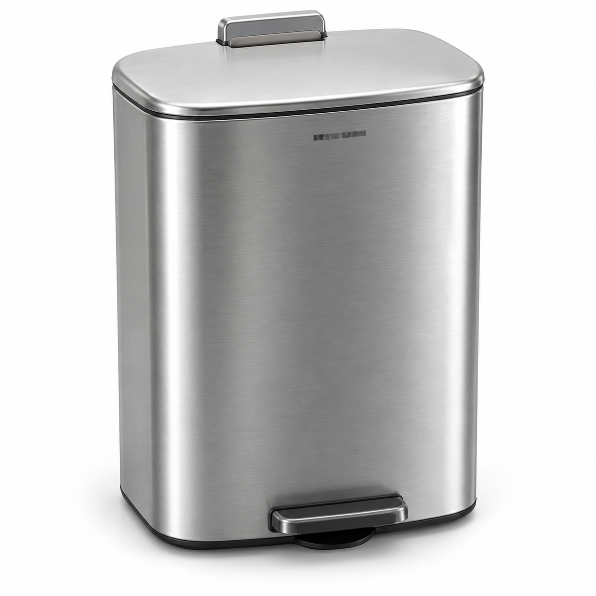 DANNY HOME SILVER RECTANGULAR PEDAL TRASH BIN