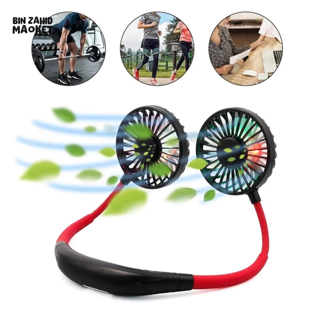 7X WINGS RECHARGEABLE NECK FAN