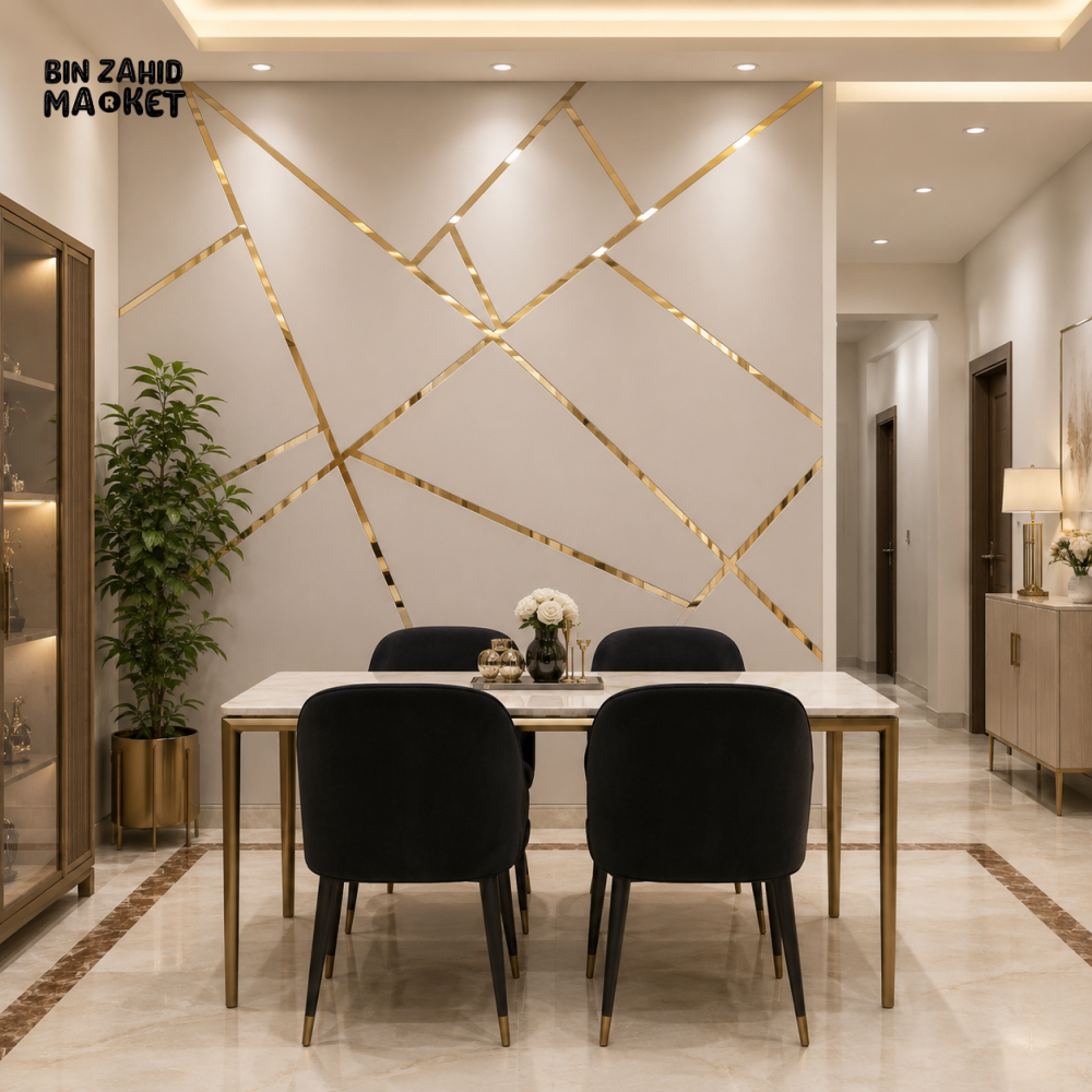 8 FEET ACRYLIC DECORATIVE WALL STRIPS BUNDLE