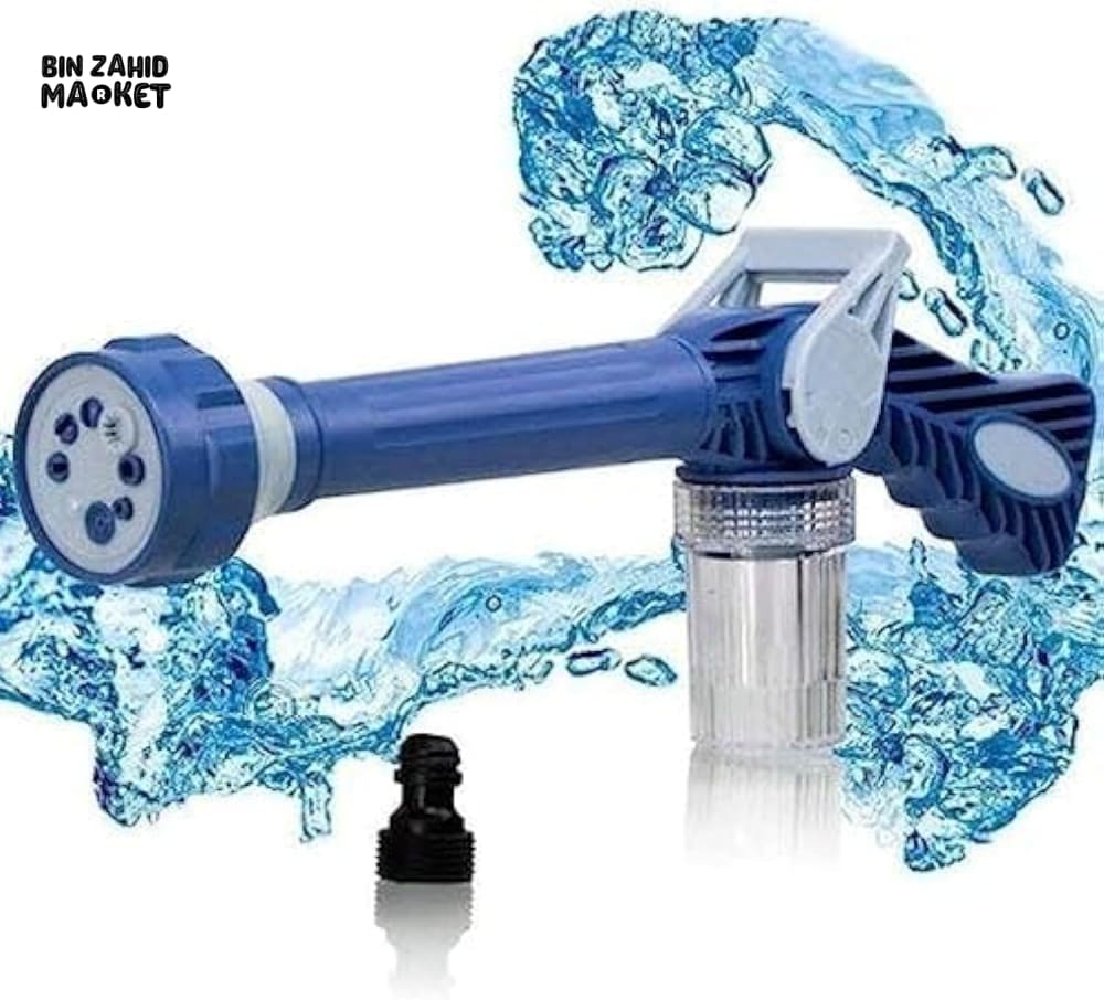 8-IN-1 MULTI-FUNCTION WATER SPRAY GUN – ADJUSTABLE NOZZLE