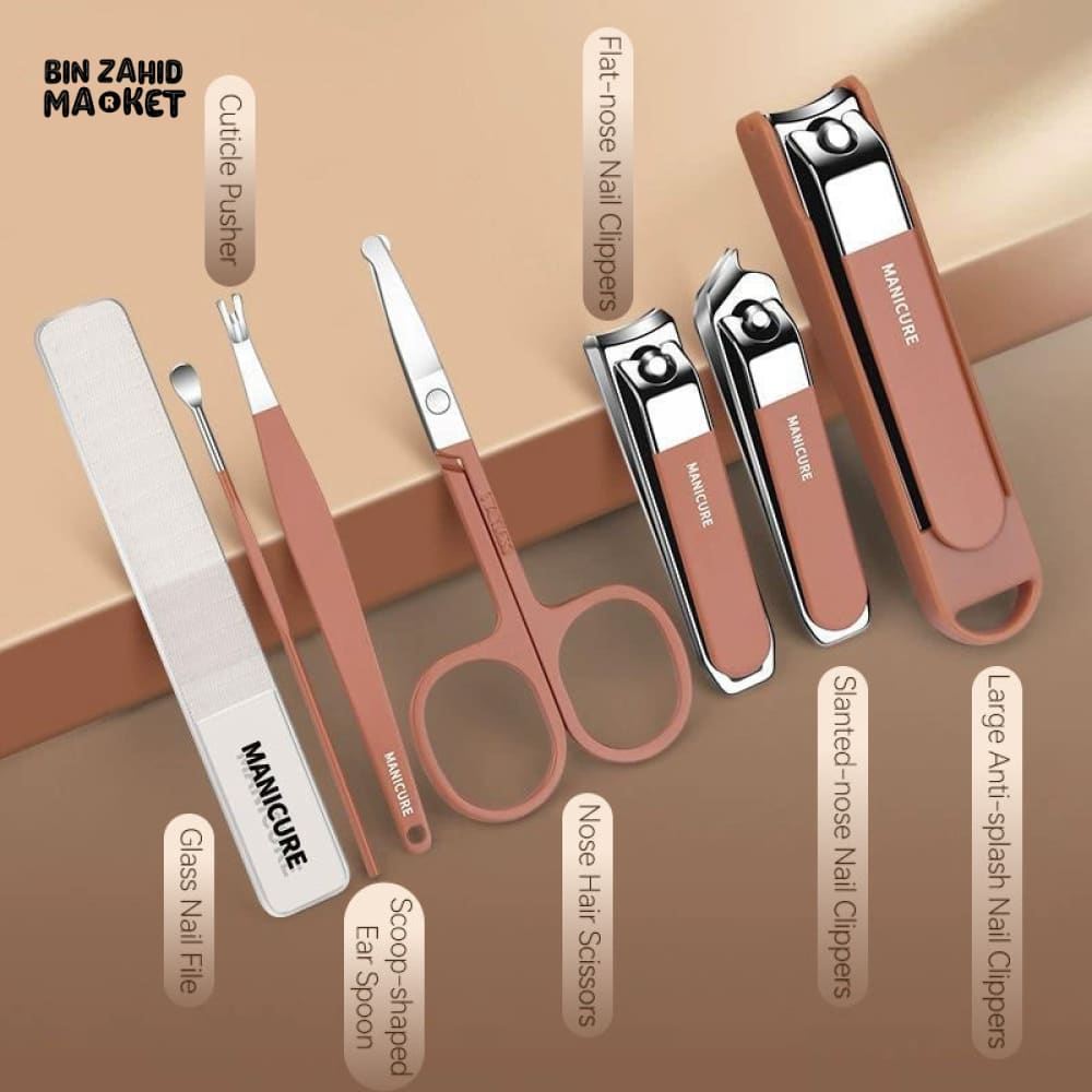 8-PIECE PROFESSIONAL MANICURE & NAIL CARE SET