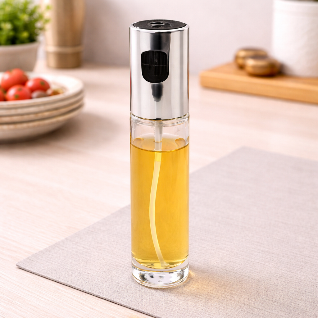 DANNY HOME OIL SPRAYER BOTTLE – PREMIUM GLASS OLIVE OIL SPRAY DISPENSER FOR COOKING, BBQ & KITCHEN USE -1900-10A
