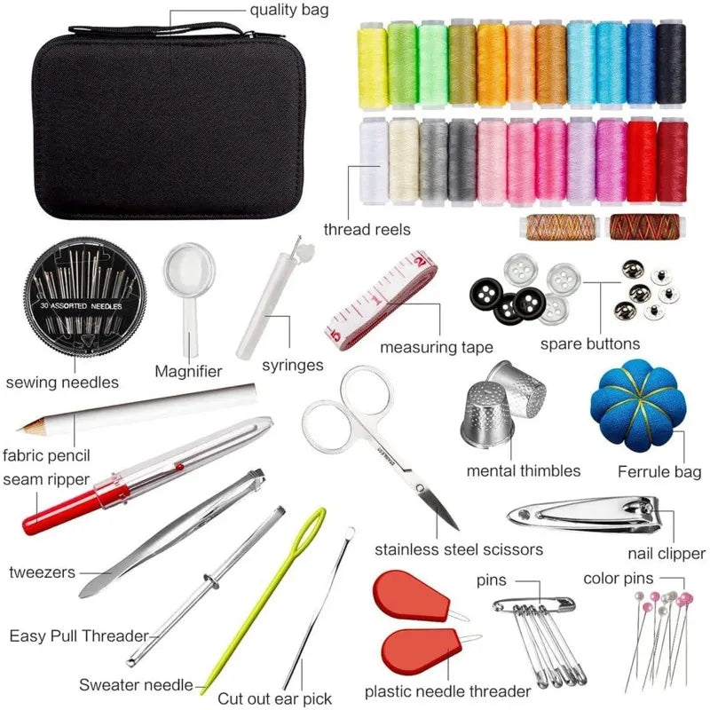 PORTABLE SEWING BAG WITH ACCESSORIES