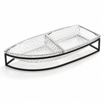 Danny Home Divided Serving Dish With Stand