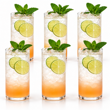 Danny Home 6 Piece Tall Drinking Glass Set - 415 ml