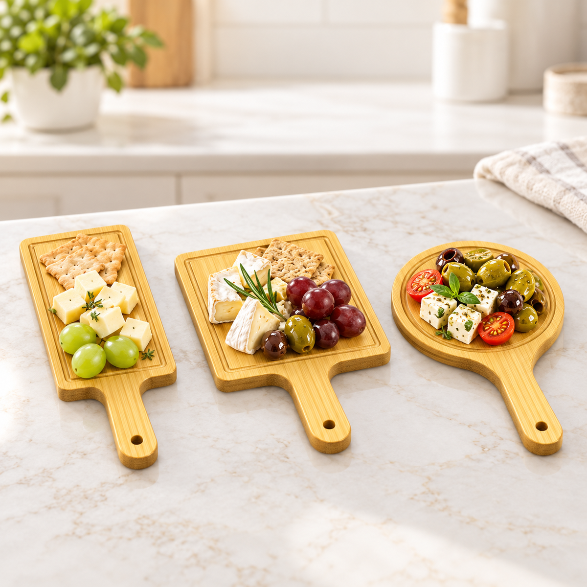 Danny Home Six-Piece Mini Serving Tray Set