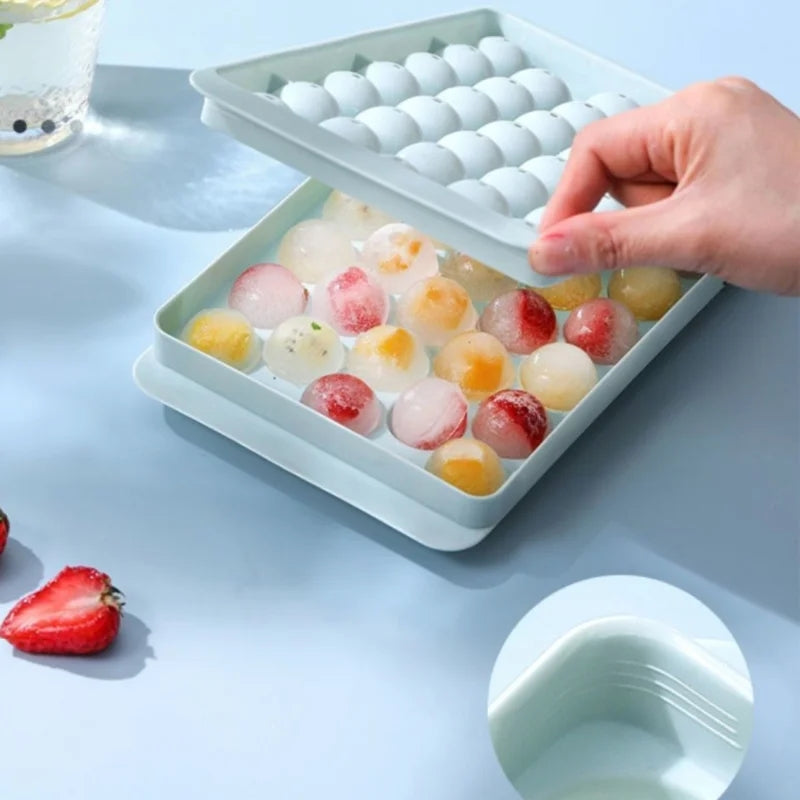 ICE BALL TRAY WITH LID