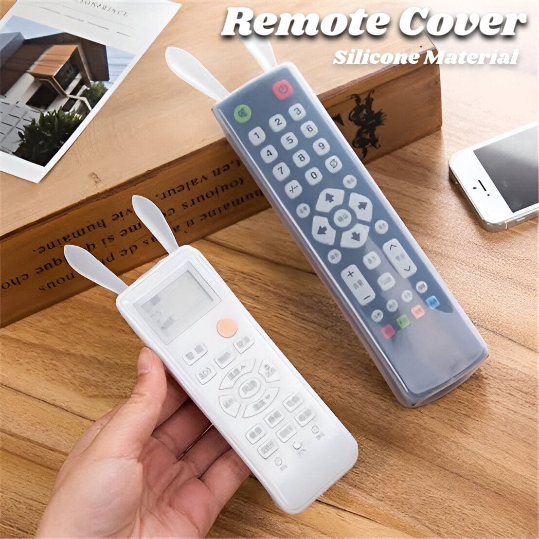 SILICONE RABBIT EARS UNIVERSAL HOME TV/AC REMOTE CASE