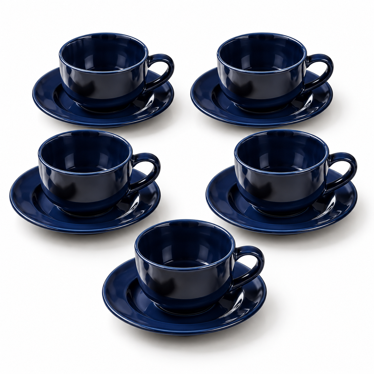 Danny Home 6 Piece Cup And Saucer Set