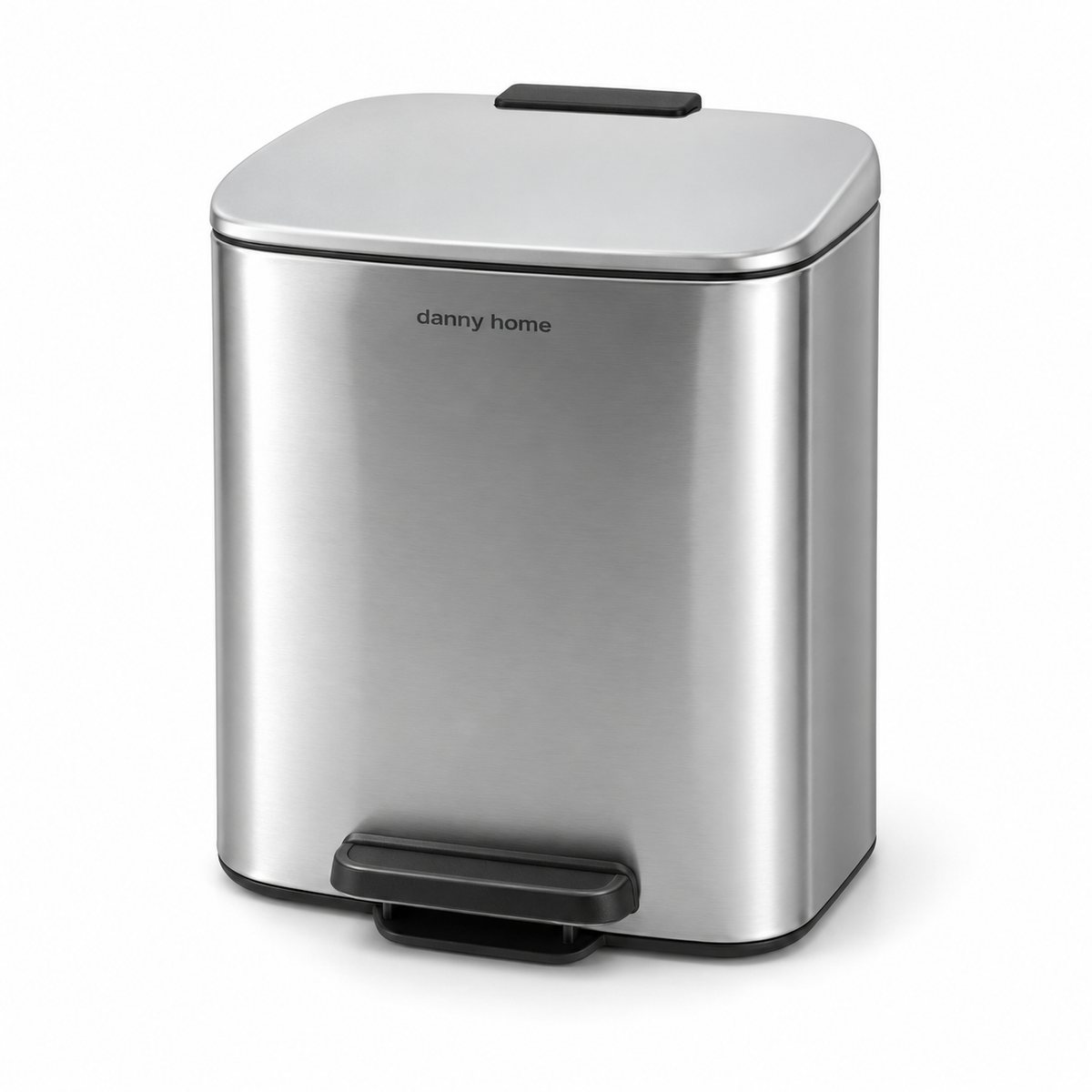 DANNY HOME SILVER PEDAL TRASH BIN