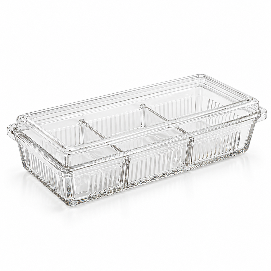 Limon Three Section Serving Box