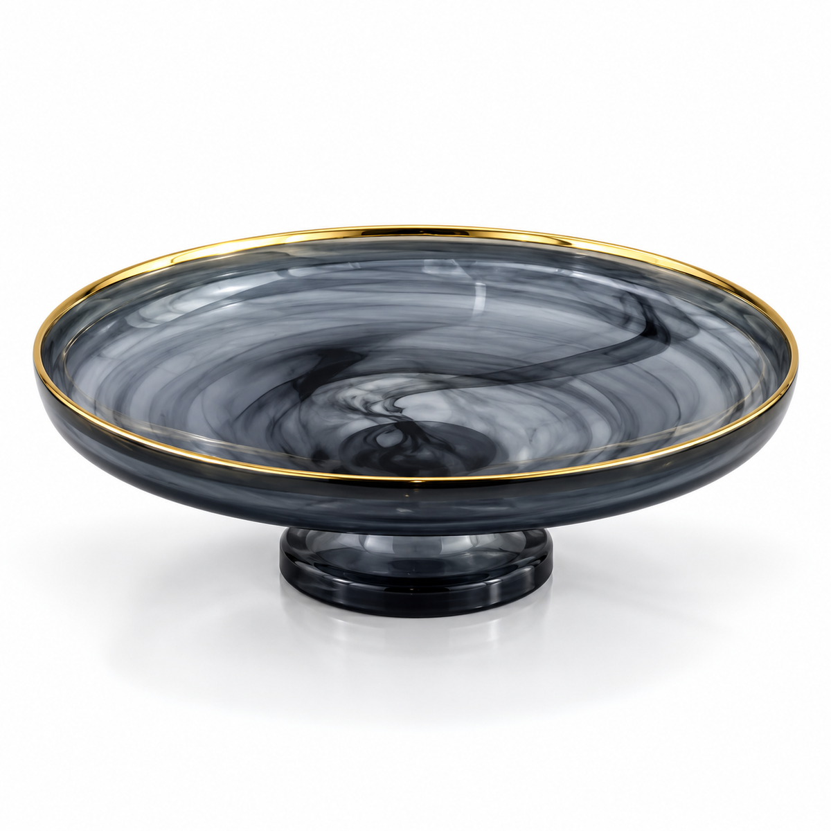 Danny Home Gold Rim Cake Stand - 10 Inches