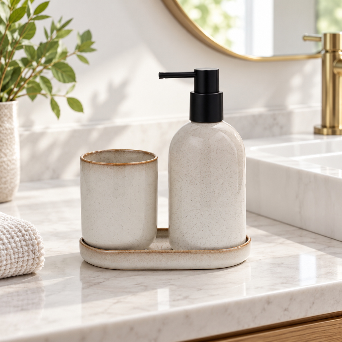 Danny Home 3 Piece Bathroom Accessory Set