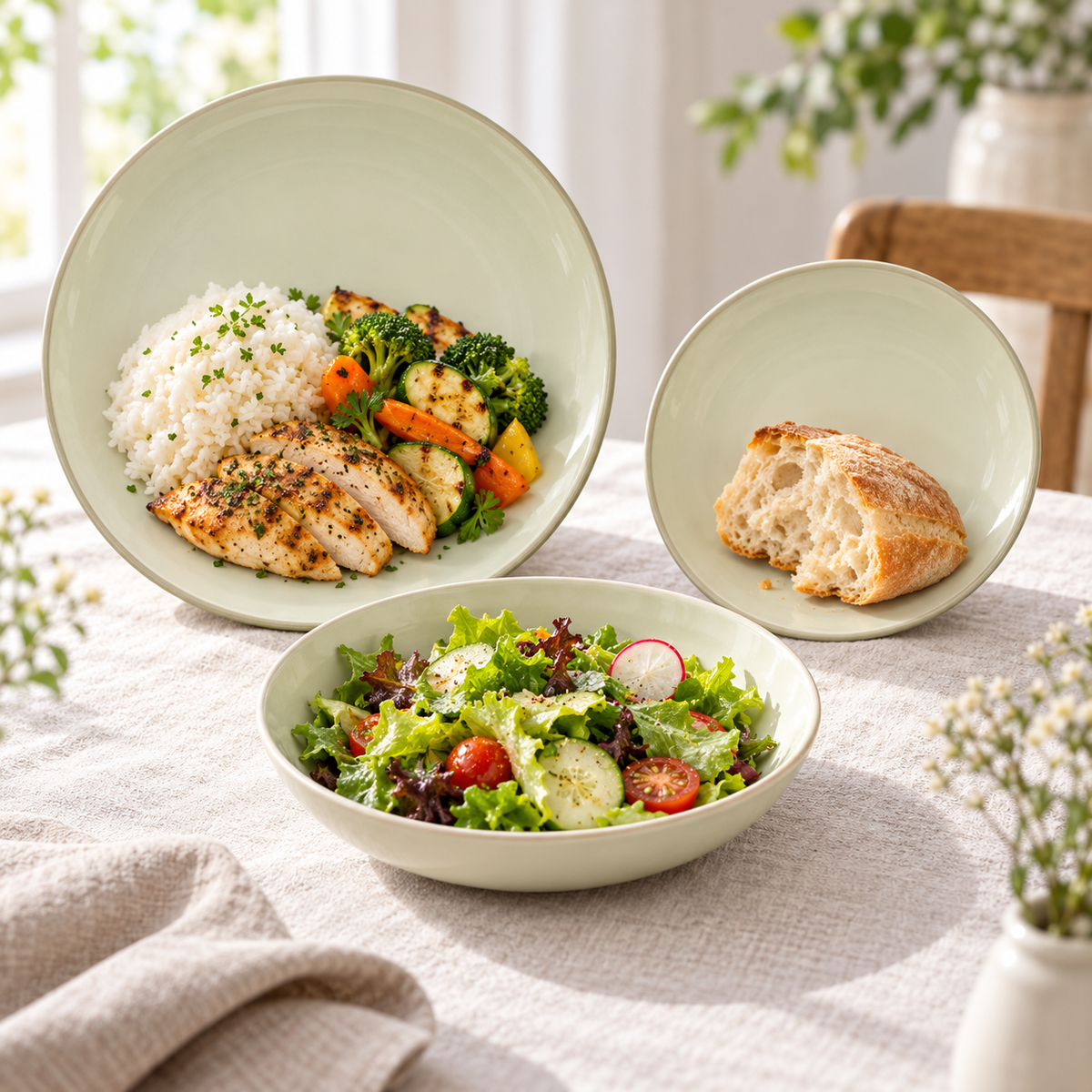 Danny Home 18 Piece Round Tableware Set