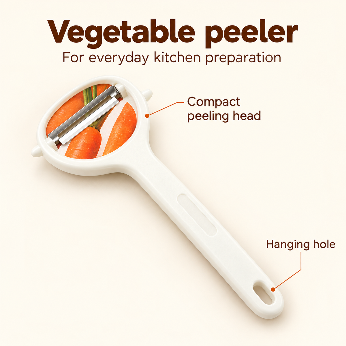 Danny Home White Vegetable Peeler