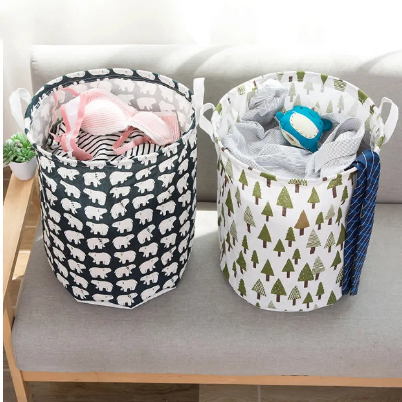 OXFORD FOLDABLE LAUNDRY BASKET